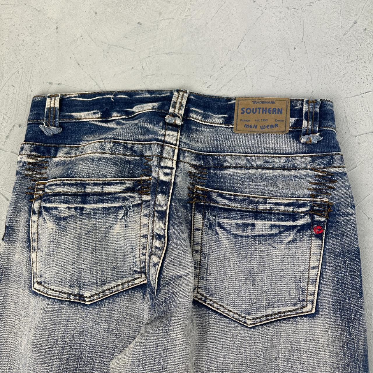 Mens Y2K Panelled Denim Jeans - 30” x 30”