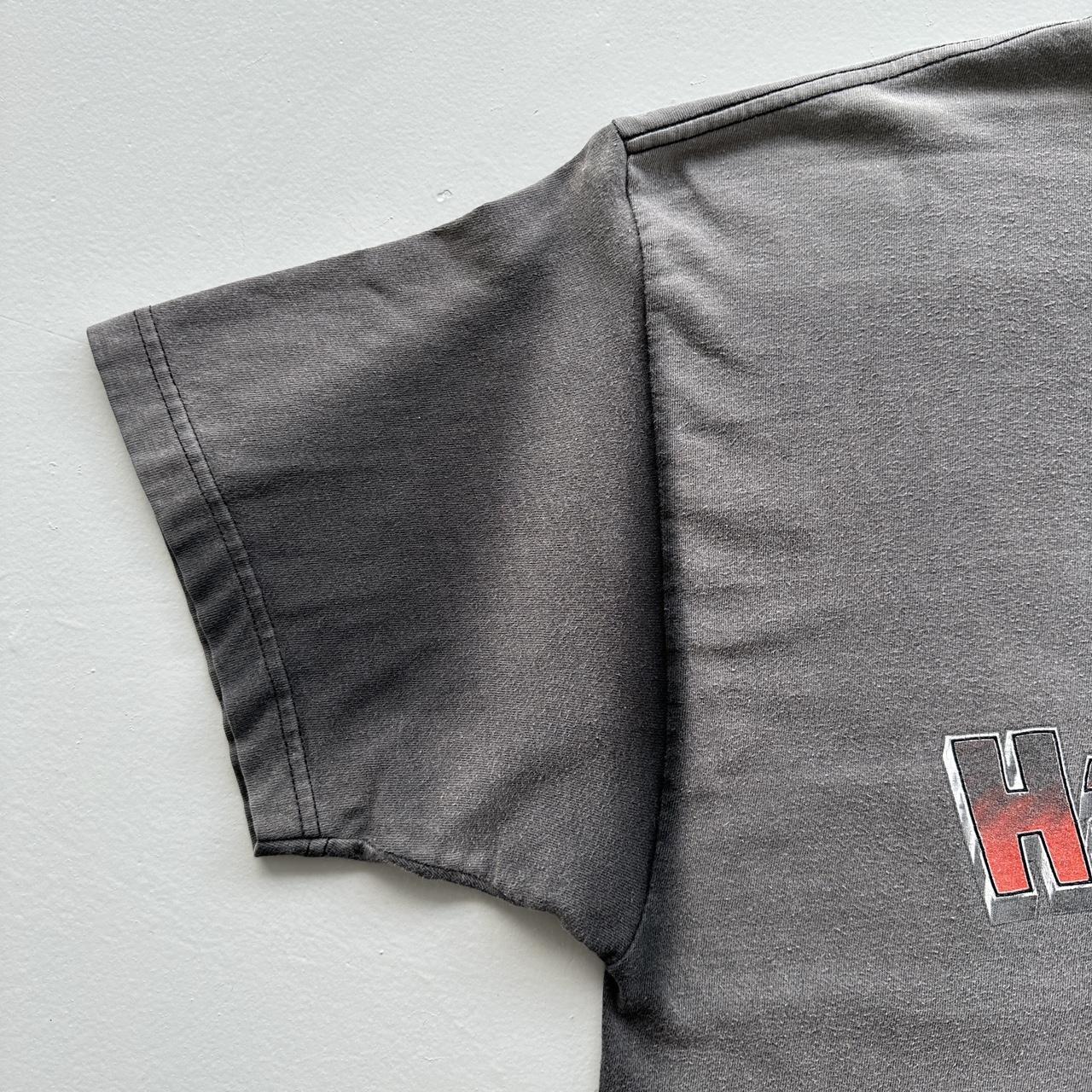 Black Faded Harley Davidson Biker Vintage 00's Graphic T-shirt - XL