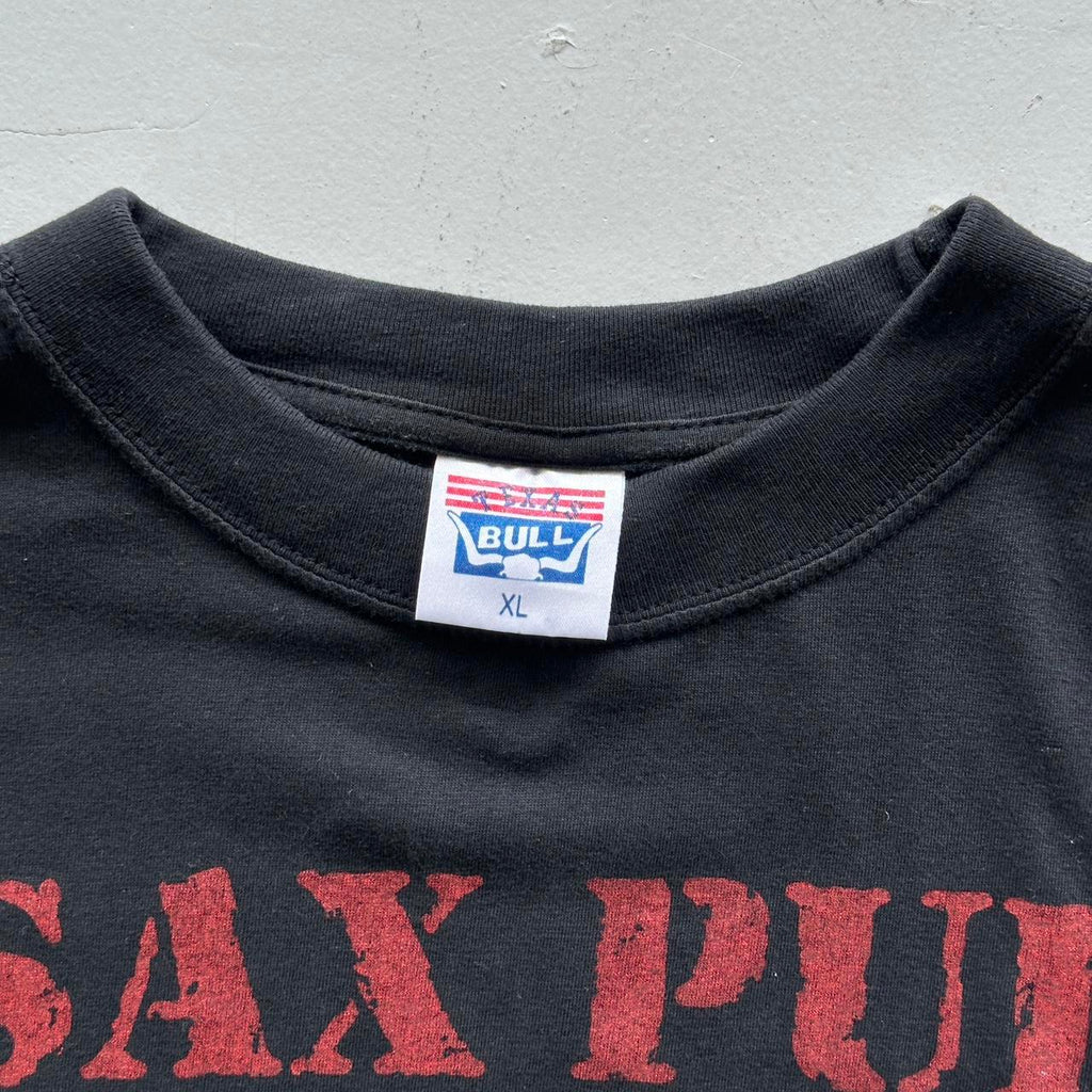 Black Sax Pub Punk? Vintage 90's T-shirt - XL