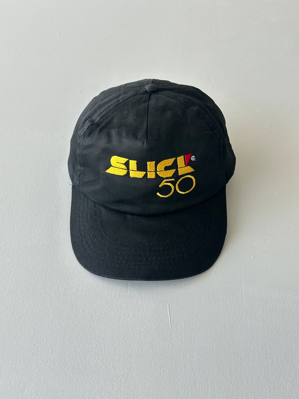 Black Slick 50 90's Vintage SnapBack Trucker Cap