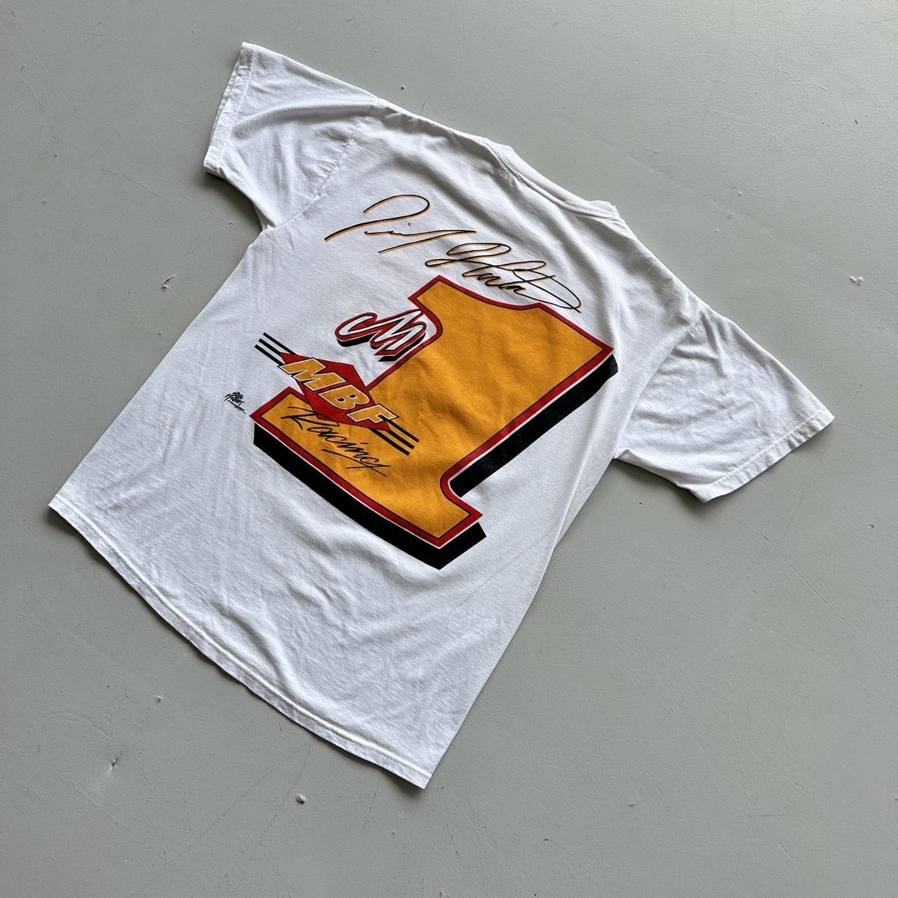 White Nascar Vintage T-shirt - Small