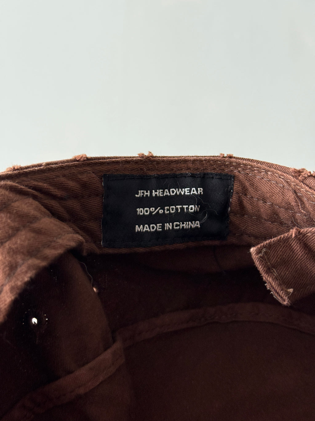 Brown Cross Studded Surf Y2K Cadet Cap Military Style 00's Grunge Aesthetic