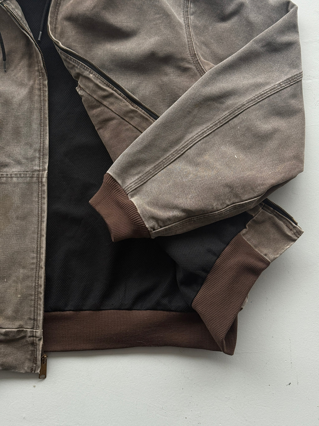 Faded Brown Carhartt 90's Vintage Canvas Active Jacket - XXL