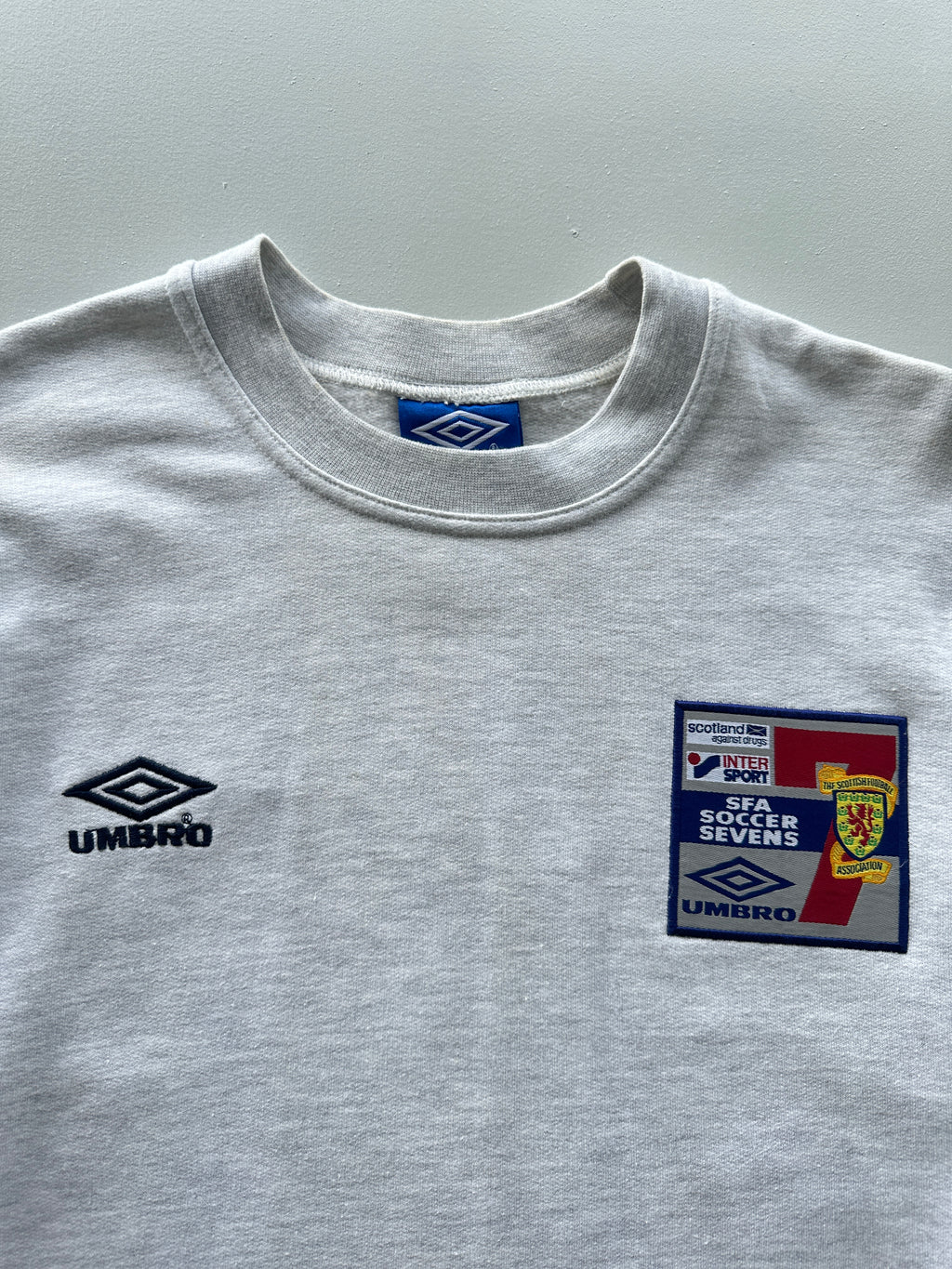 Umbro SFA Soccer Sevens Scotland 90's Vintage Sweatshirt - XL