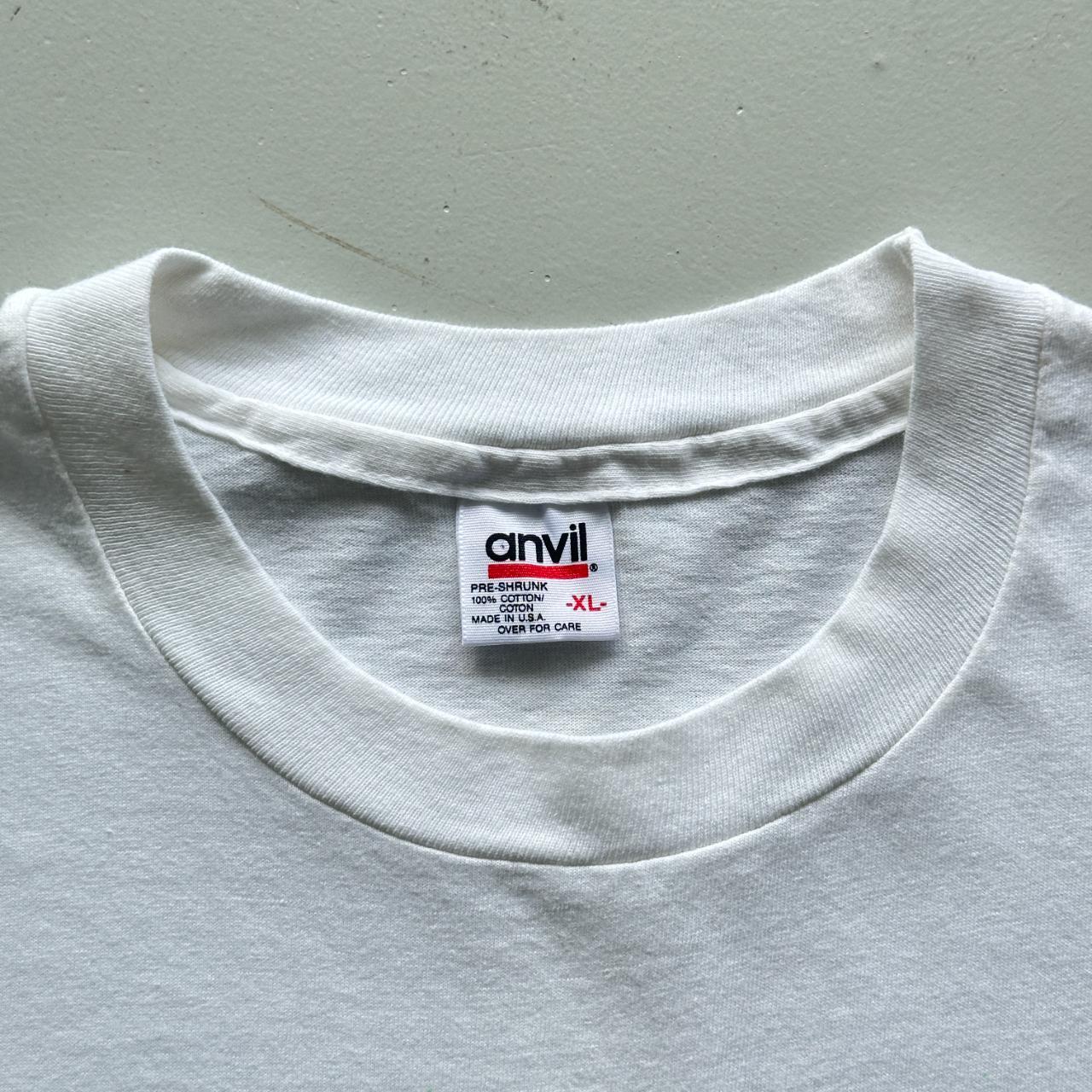 White Lactose Intolerance Vintage 90's T-shirt - XL