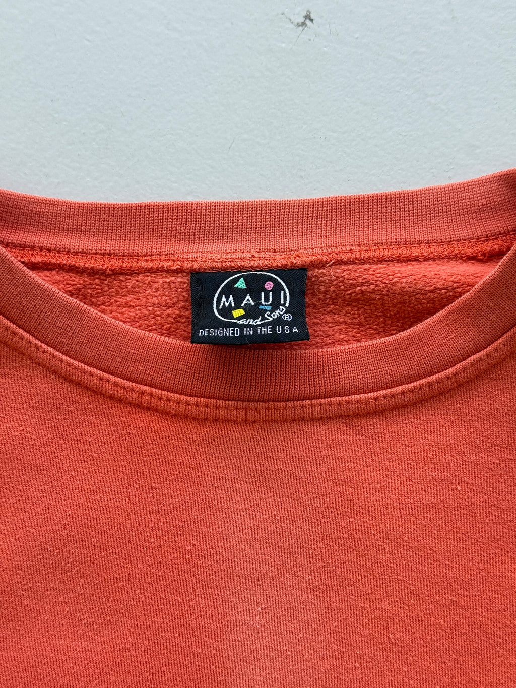 Maui and Sons Canoe Surfing 90's Vintage Sweatshirt - XL