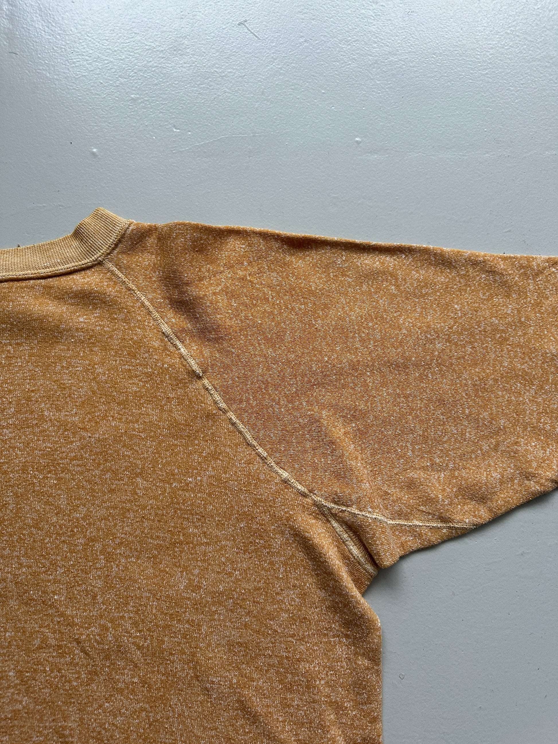 Golden Yellow Harvard University 60's/70's Vintage Sweatshirt - Medium