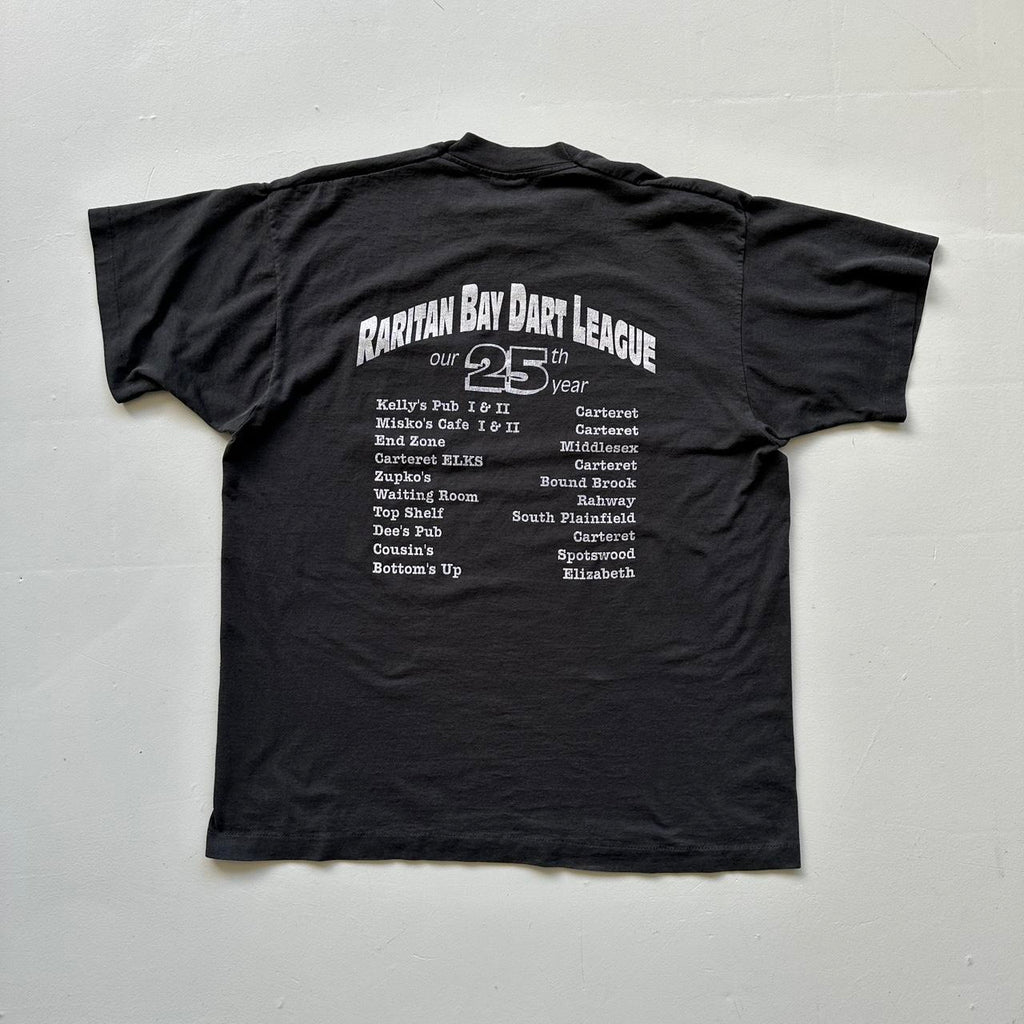 Black 1996 Dart League 90s Vintage T-shirt - XL