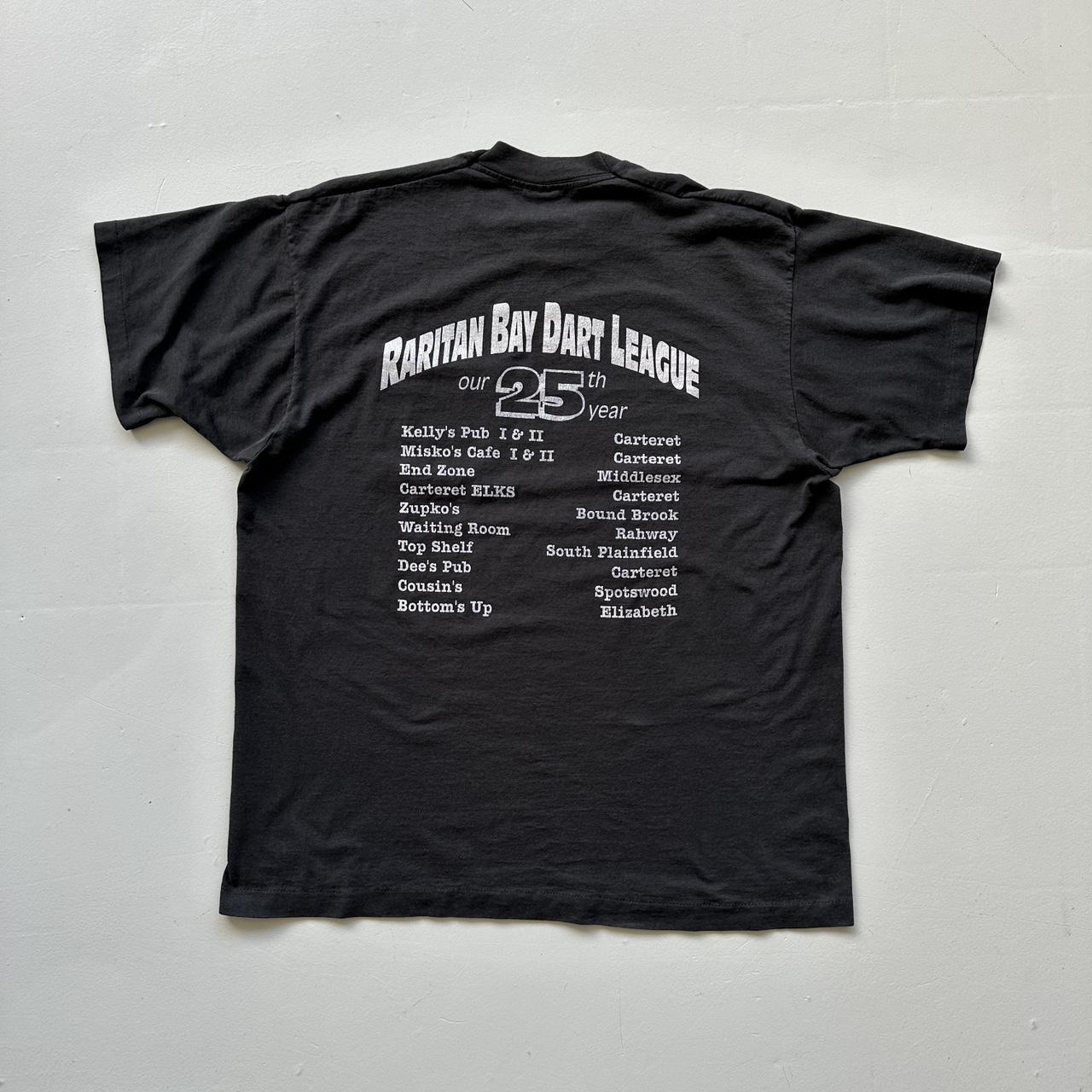 Black 1996 Dart League 90s Vintage T-shirt - XL