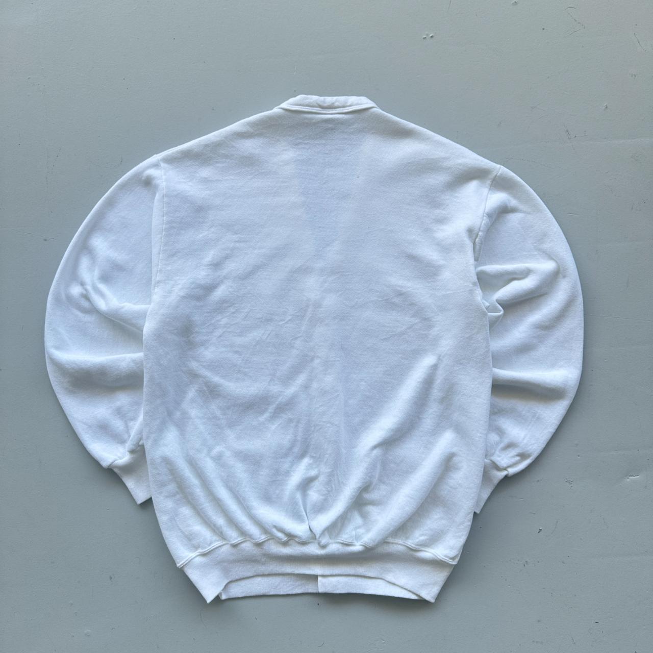 White Kendrick Elementary Cotton 80s Cardigan - Medium