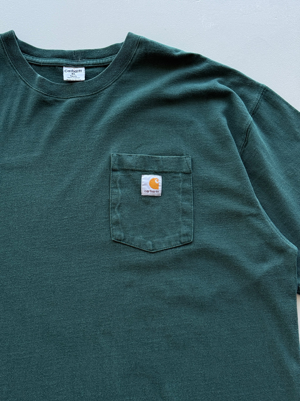 Green Carhartt Made in Mexico Vintage Pocket T-Shirt - XXL