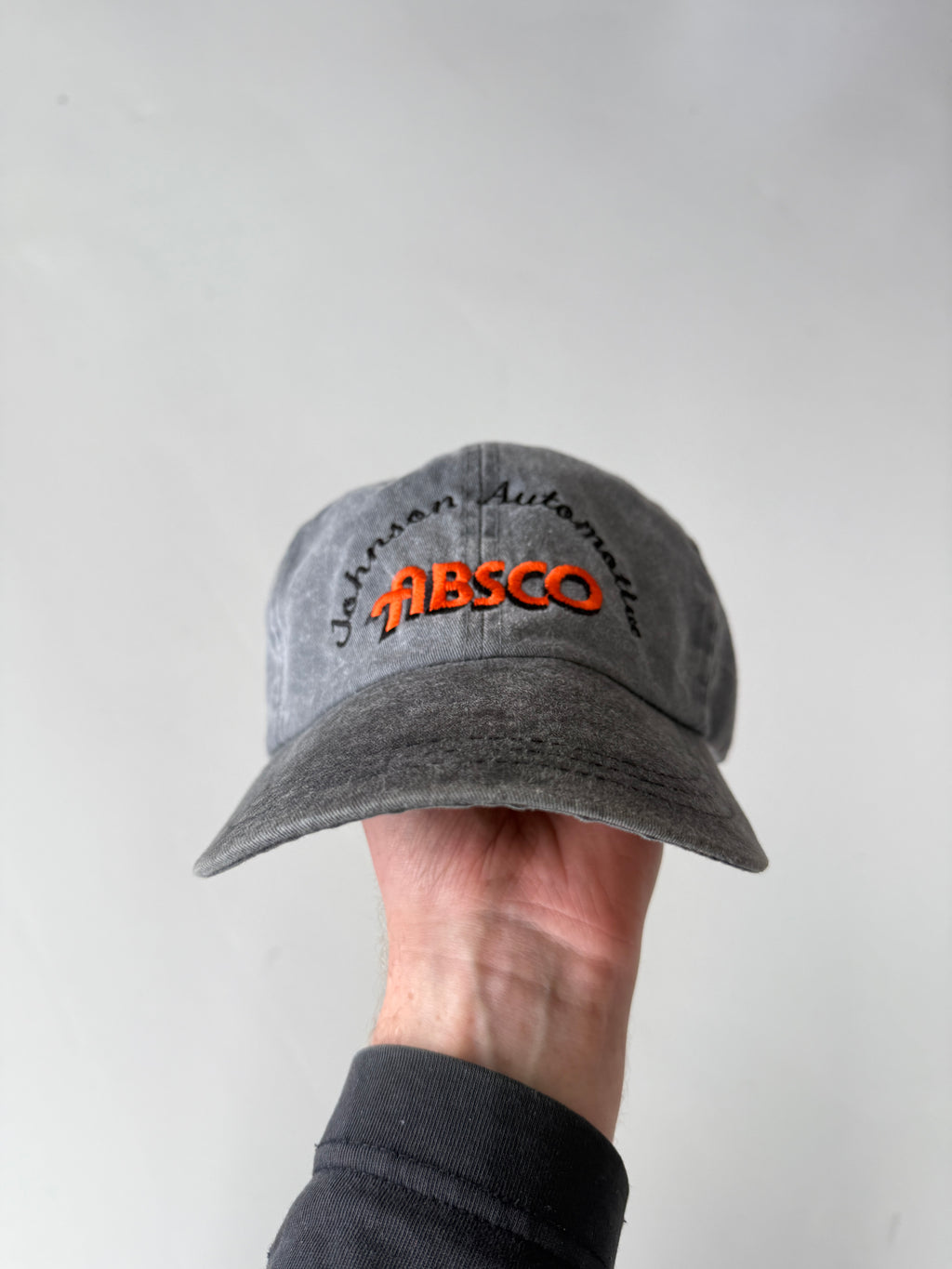 Grey Absco Automotive Vintage Cotton SnapBack Trucker Cap