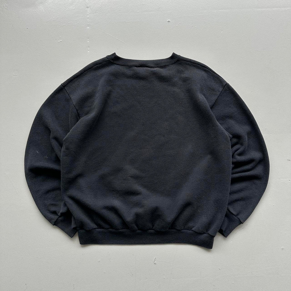 Black Harley Davidson 3D Emblem Rare 90’s Vintage Sweatshirt - Large