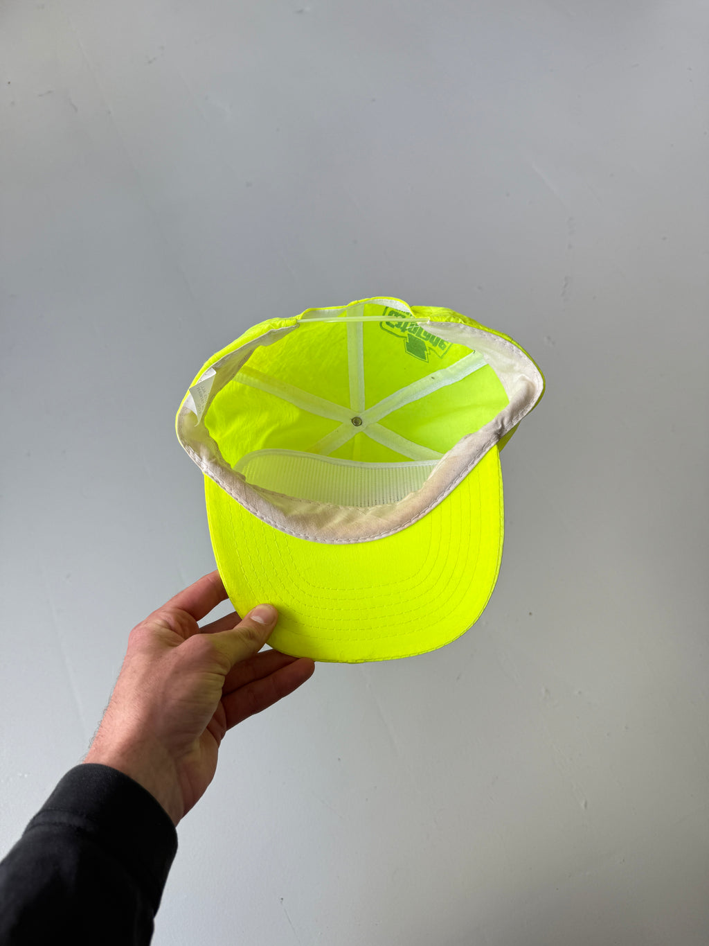 Neon Yellow Tigers Vintage Nylon SnapBack Trucker Cap