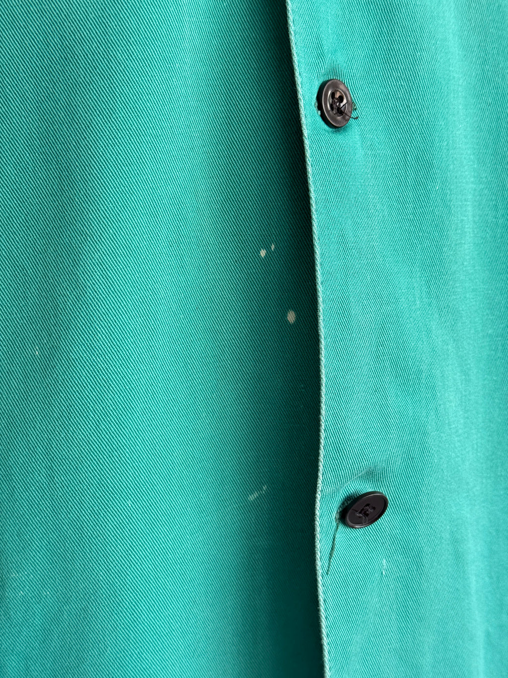 Turquoise European Vintage Workwear Chore Jacket CH476 - Large