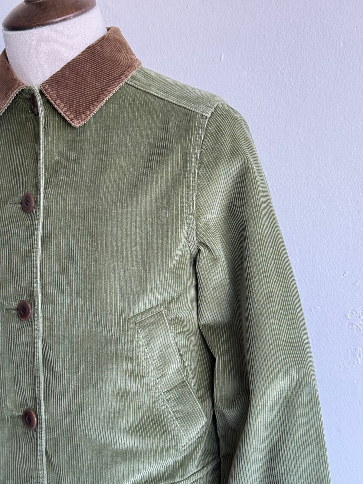 Green L.L.Bean Corduroy Vintage Barn Jacket - Small