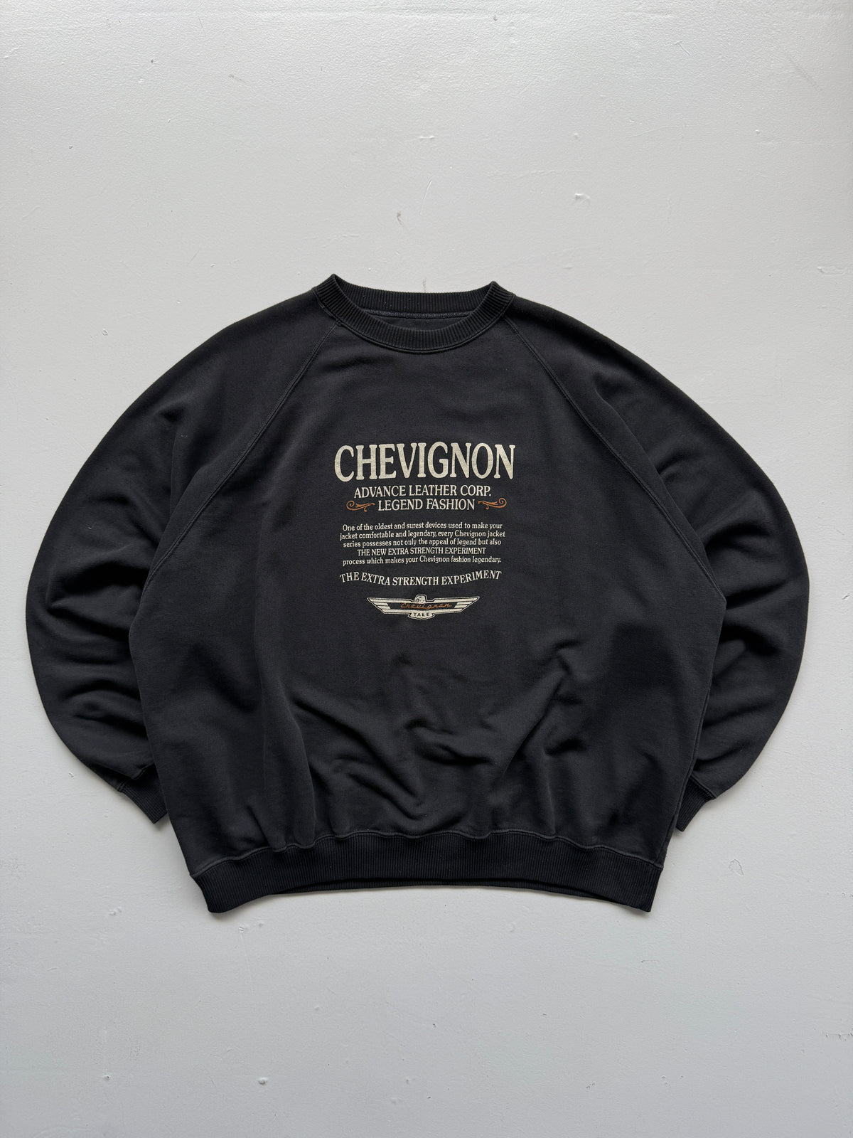 Chevignon Advance Leather Corp. 90's Vintage Sweatshirt - XL