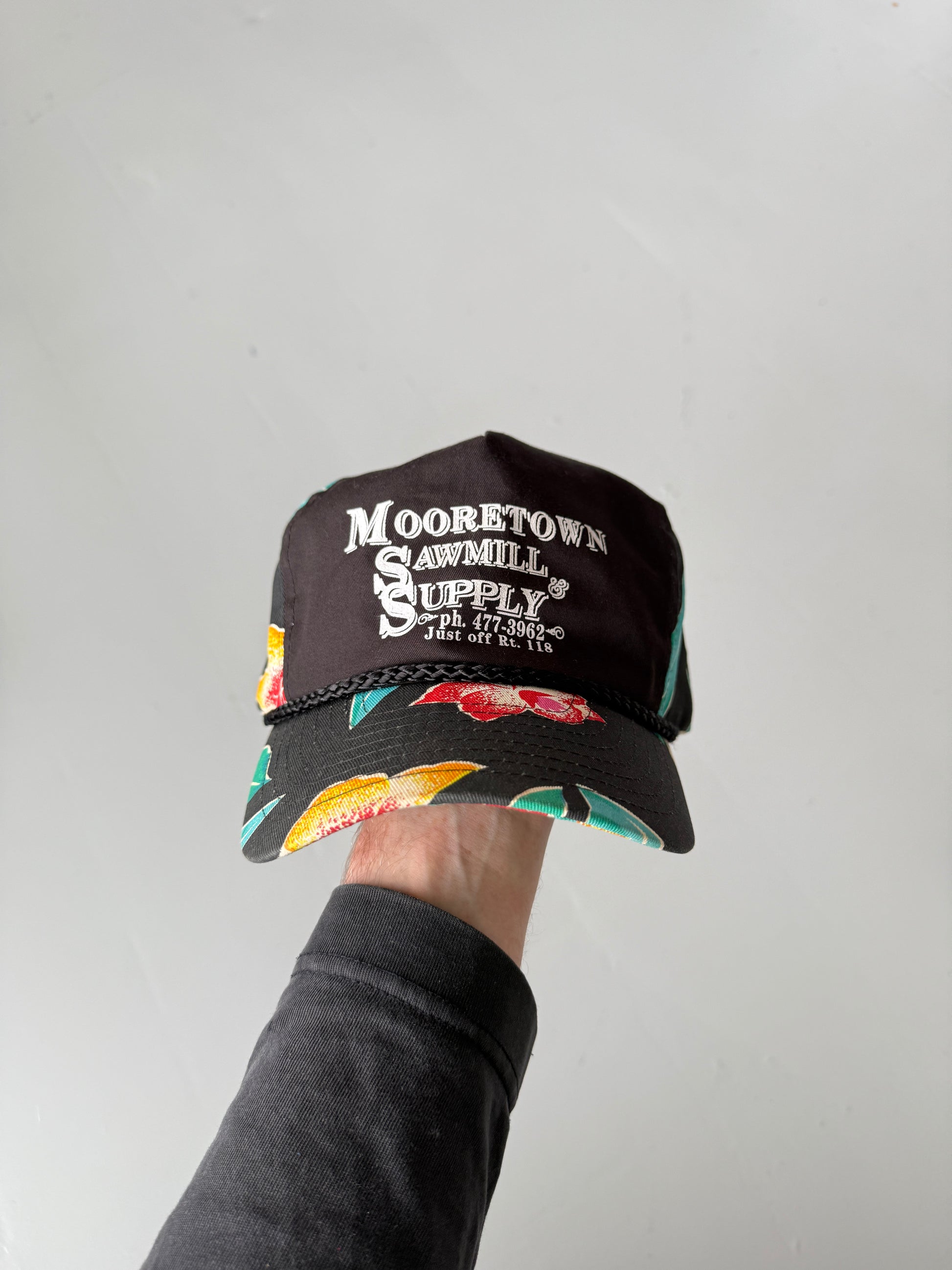 Black Wood Sawmill Vintage Cotton SnapBack Trucker Cap