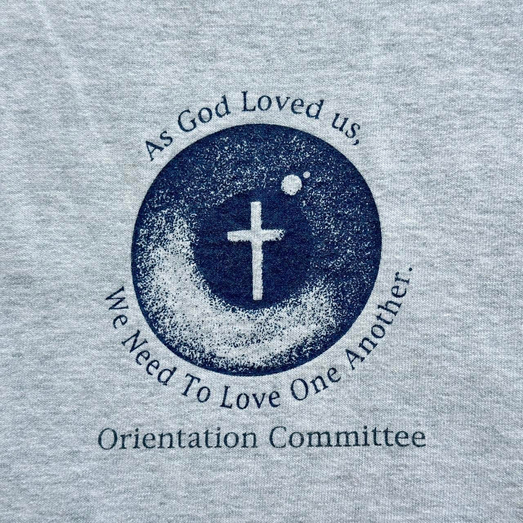 Grey Religious Christian Vintage 90's T-shirt - XL
