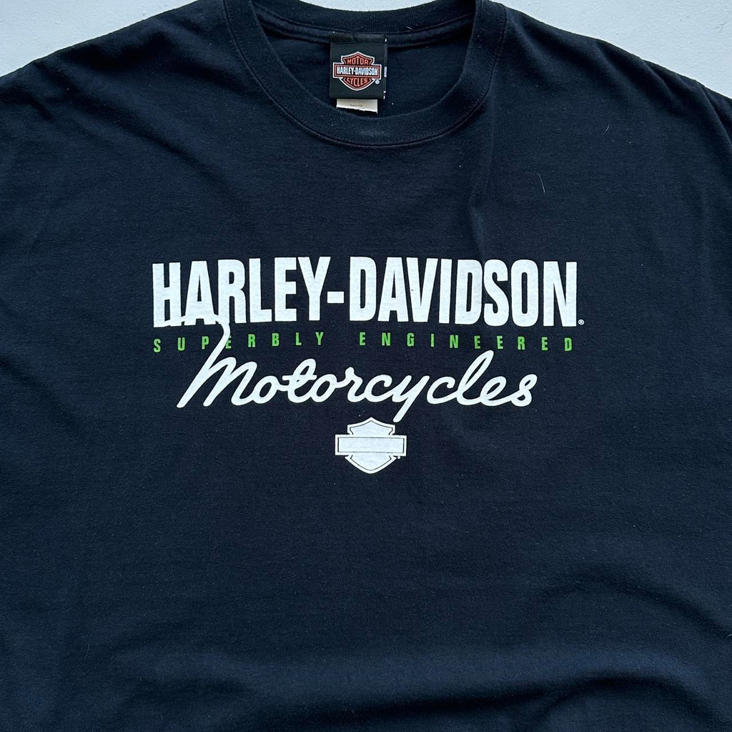 Black Harley Davidson Jamaica Vintage T-shirt - 2XL