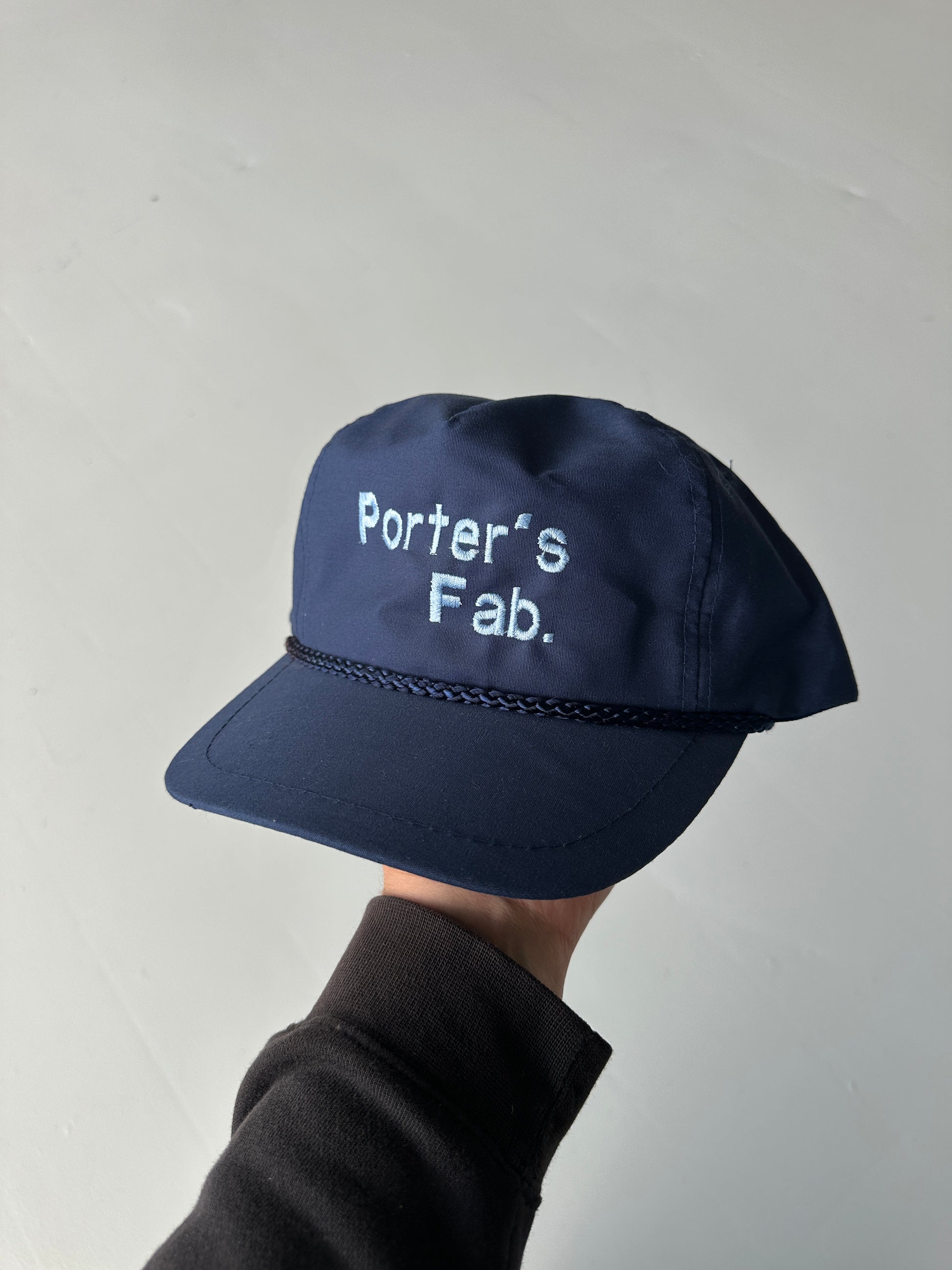 Navy Porter's Fab. 90's Vintage SnapBack Cap