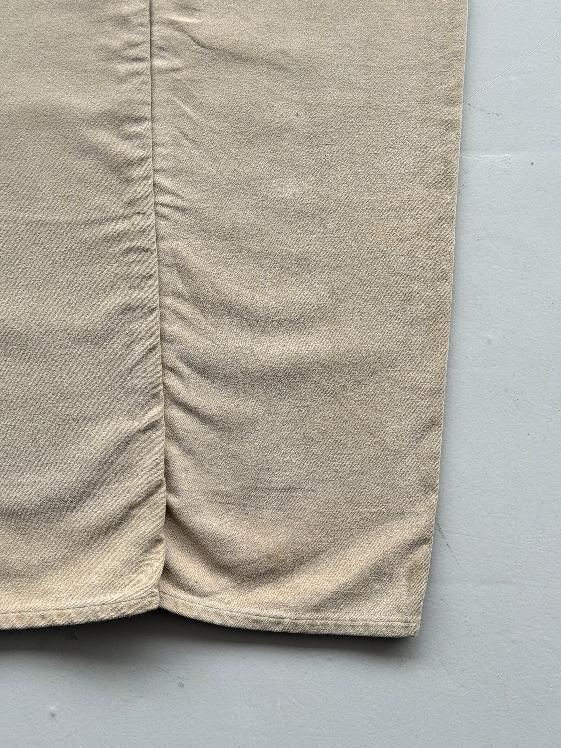 Cream Levis 00's Vintage Type 551 Trousers - W32 x L33