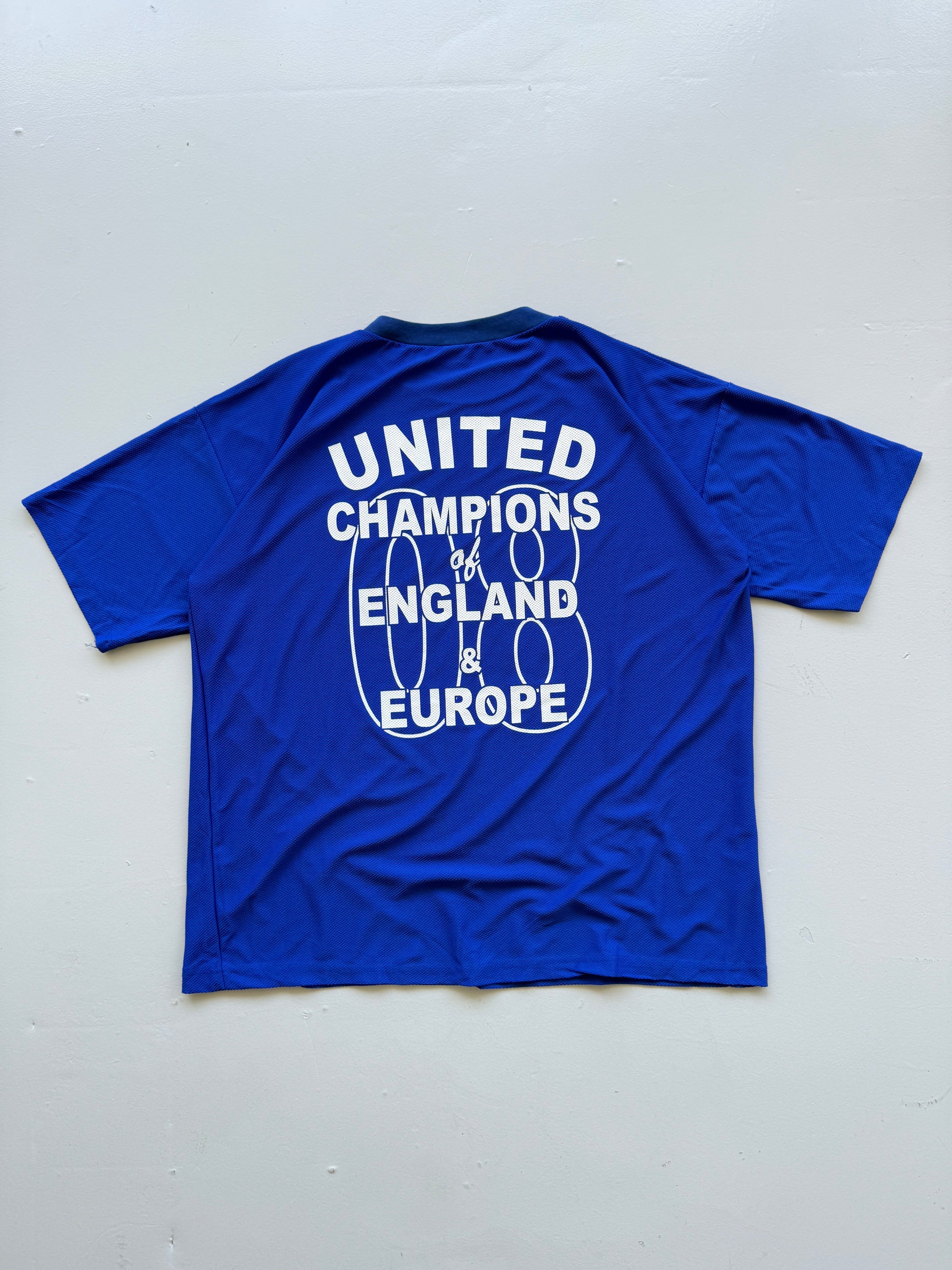 Manchester United Champions 2008 England & Europe Graphic T-Shirt - XL