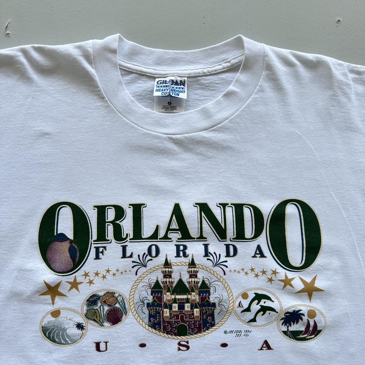 White Orlando Florida Disneyland Vintage T-shirt - XL