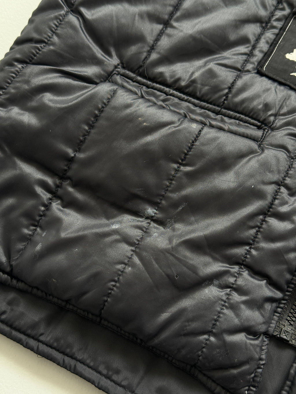CB Radio Nuts Patch Quilted 70s/80s Vintage Gilet Vest - XL