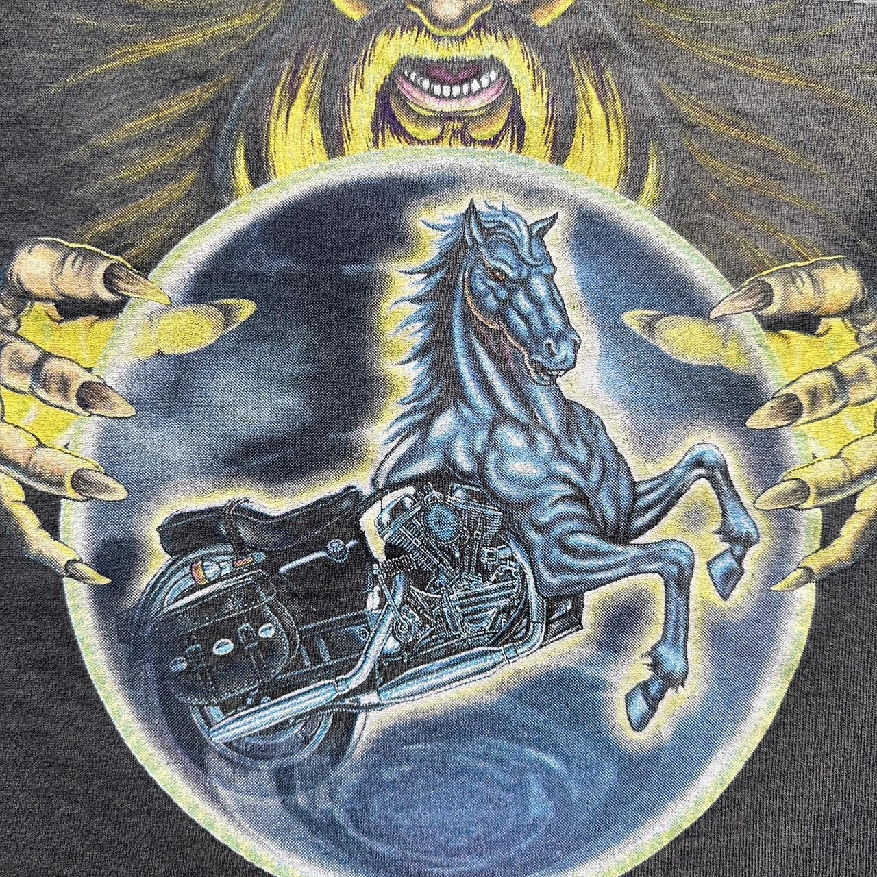 Faded Iron Horse Saloon 1997 Vintage 90's Graphic T-shirt - Small