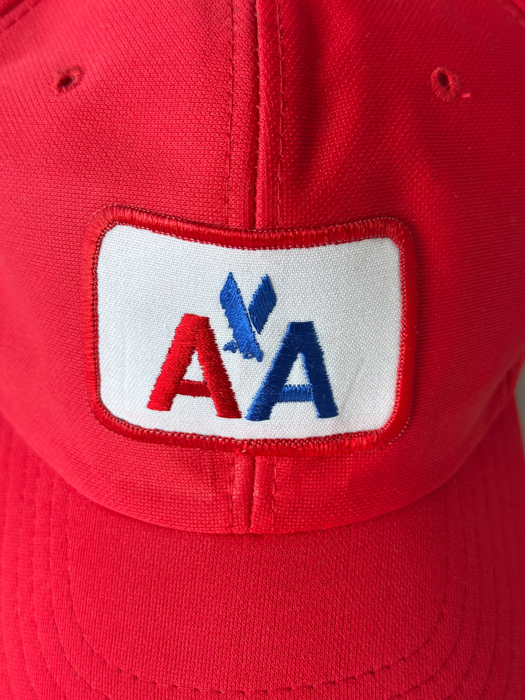 Red American Airlines 90's Vintage SnapBack Trucker Cap