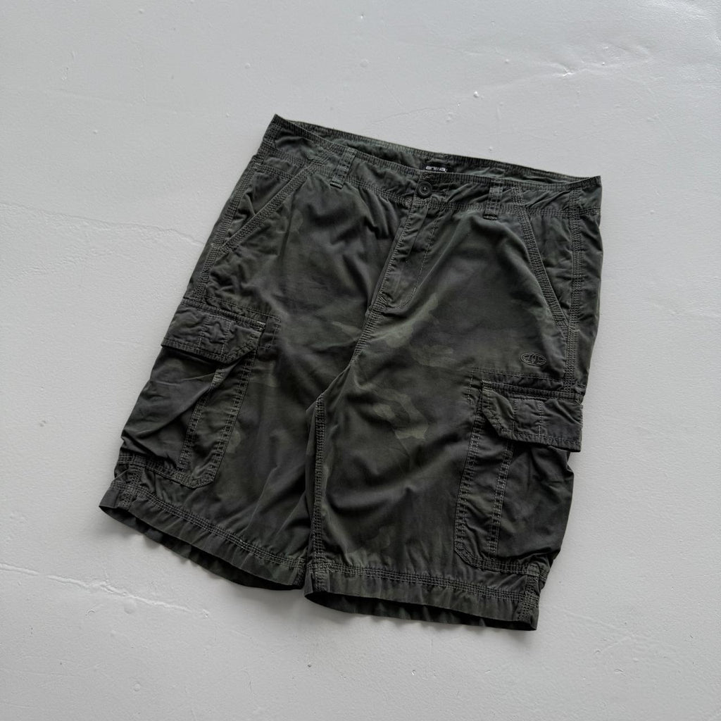 Dark Green Animal Surfwear Cotton 00’s Cargo Shorts - 32"