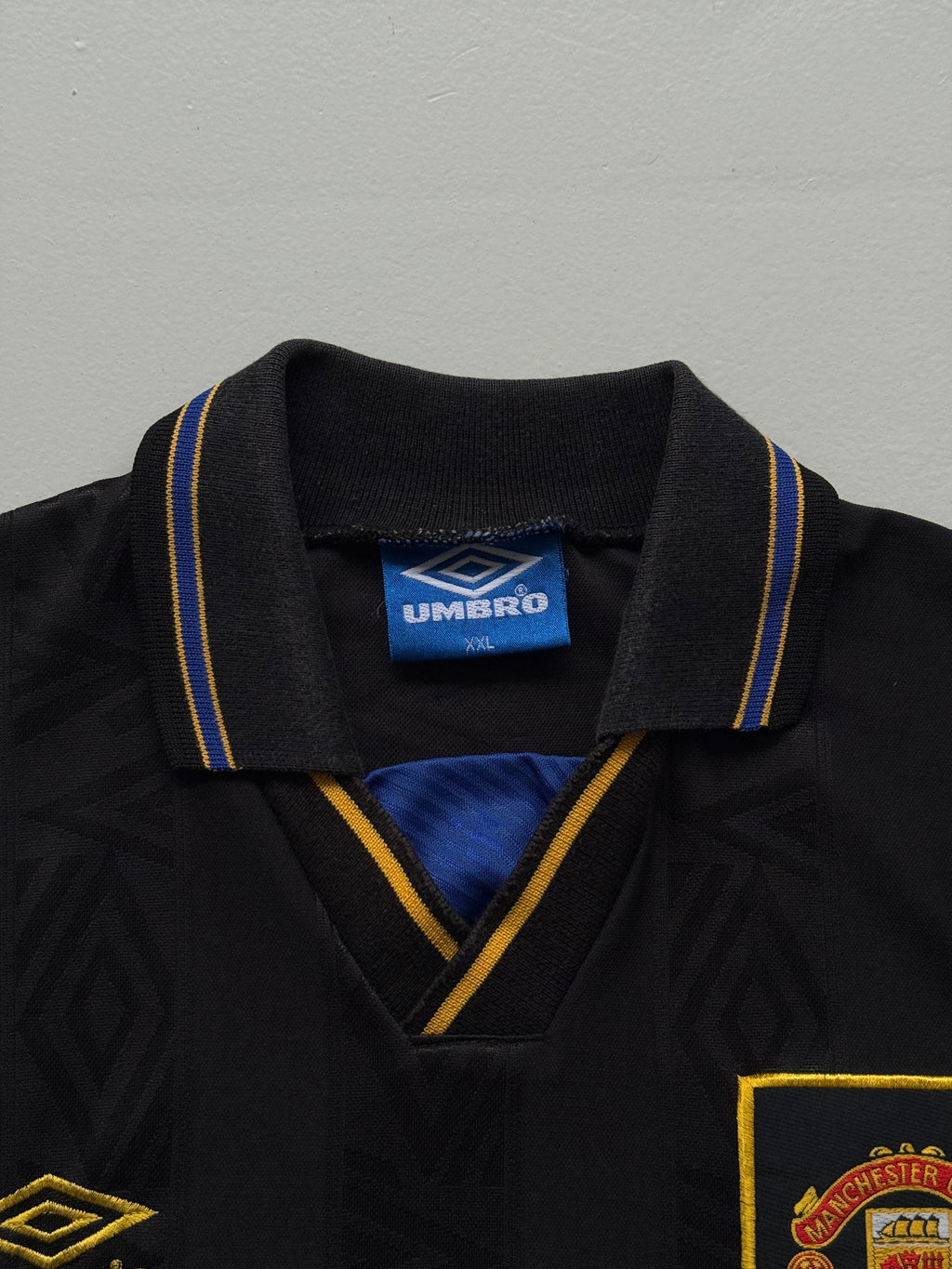 Umbro Manchester United Sharp Viewcam 90's Vintage Away Football Shirt - 2XL