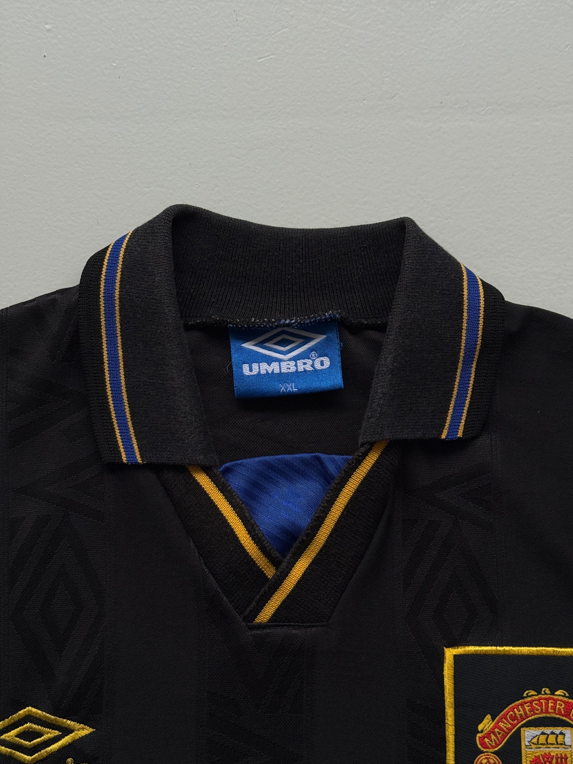 Umbro Manchester United Sharp Viewcam 90's Vintage Away Football Shirt - 2XL