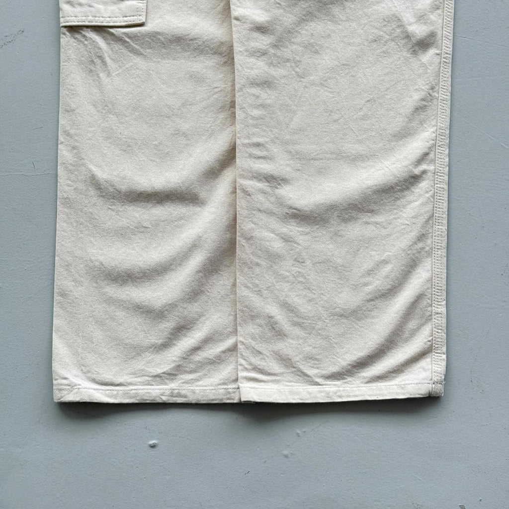 Cream Ecru Dickies 00’s Vintage Carpenter Trousers - W34 x L29