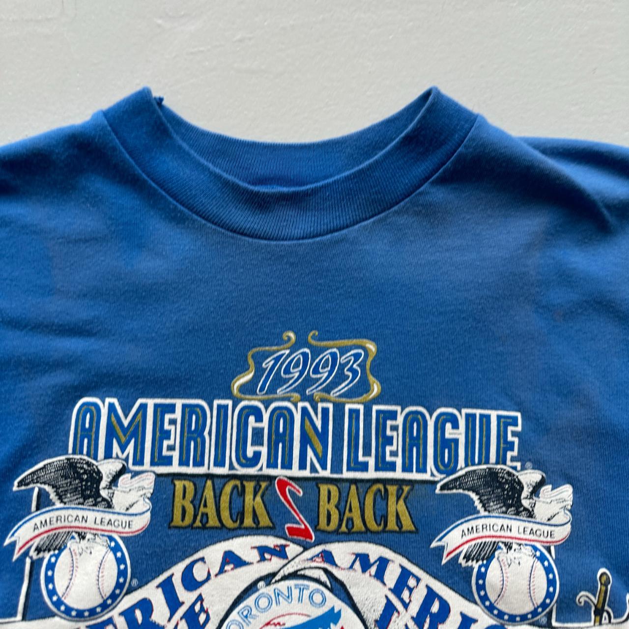 Blue Toronto Blue Jays 90s Vintage T-shirt - Size 10
