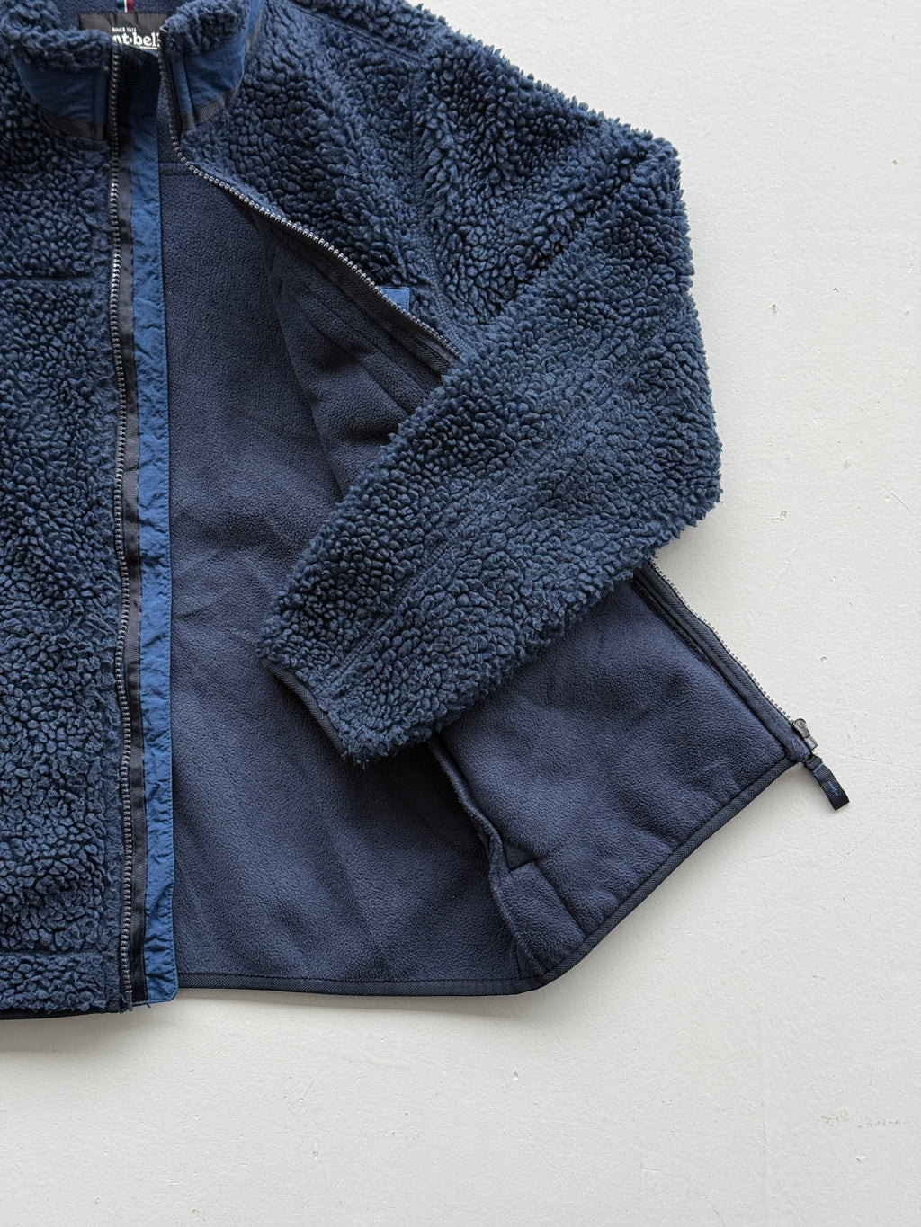 Blue Mont Bell Climbplus Shearling Fleece Jacket - XS