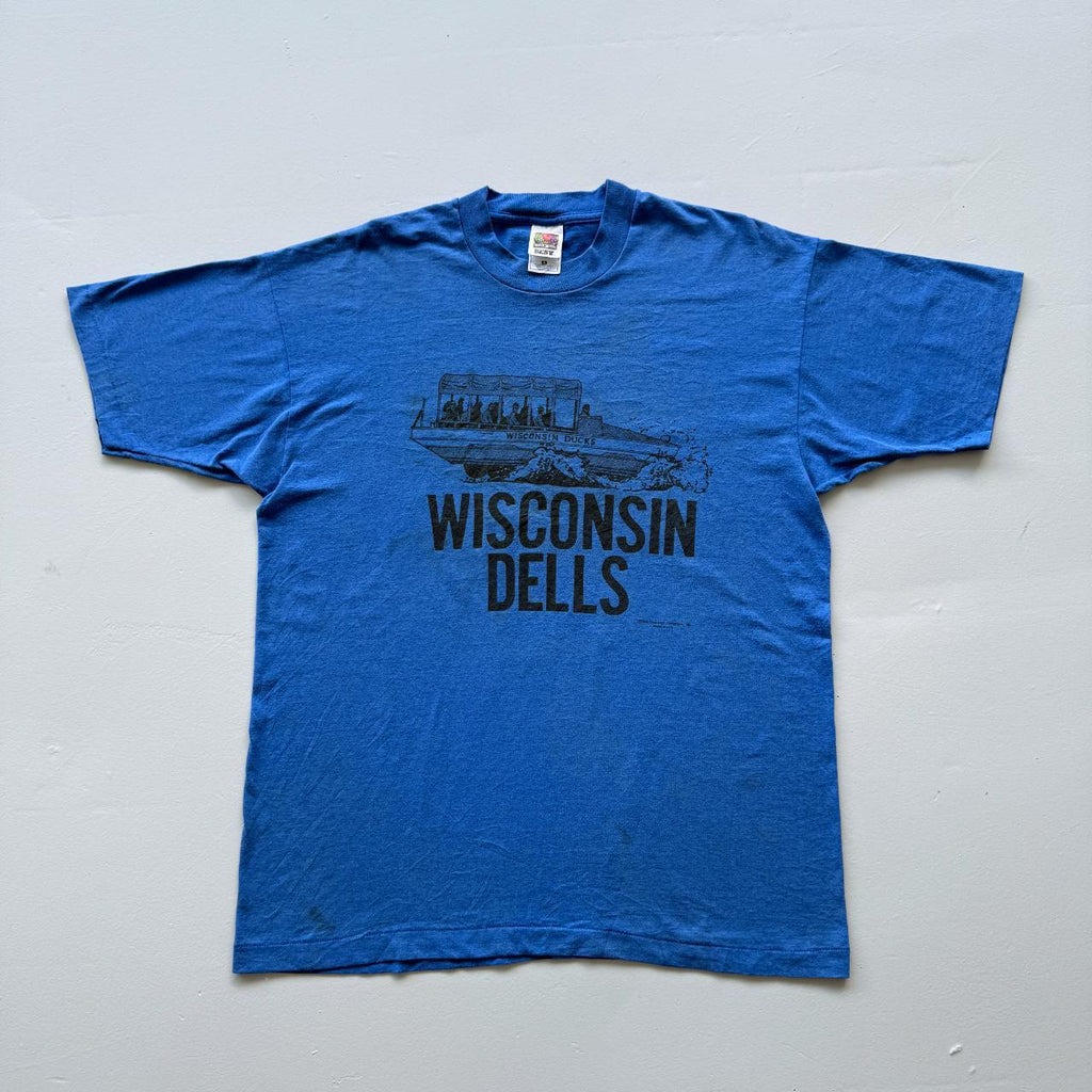 Blue Wisconsin Dells Vintage 90s T-shirt - XL