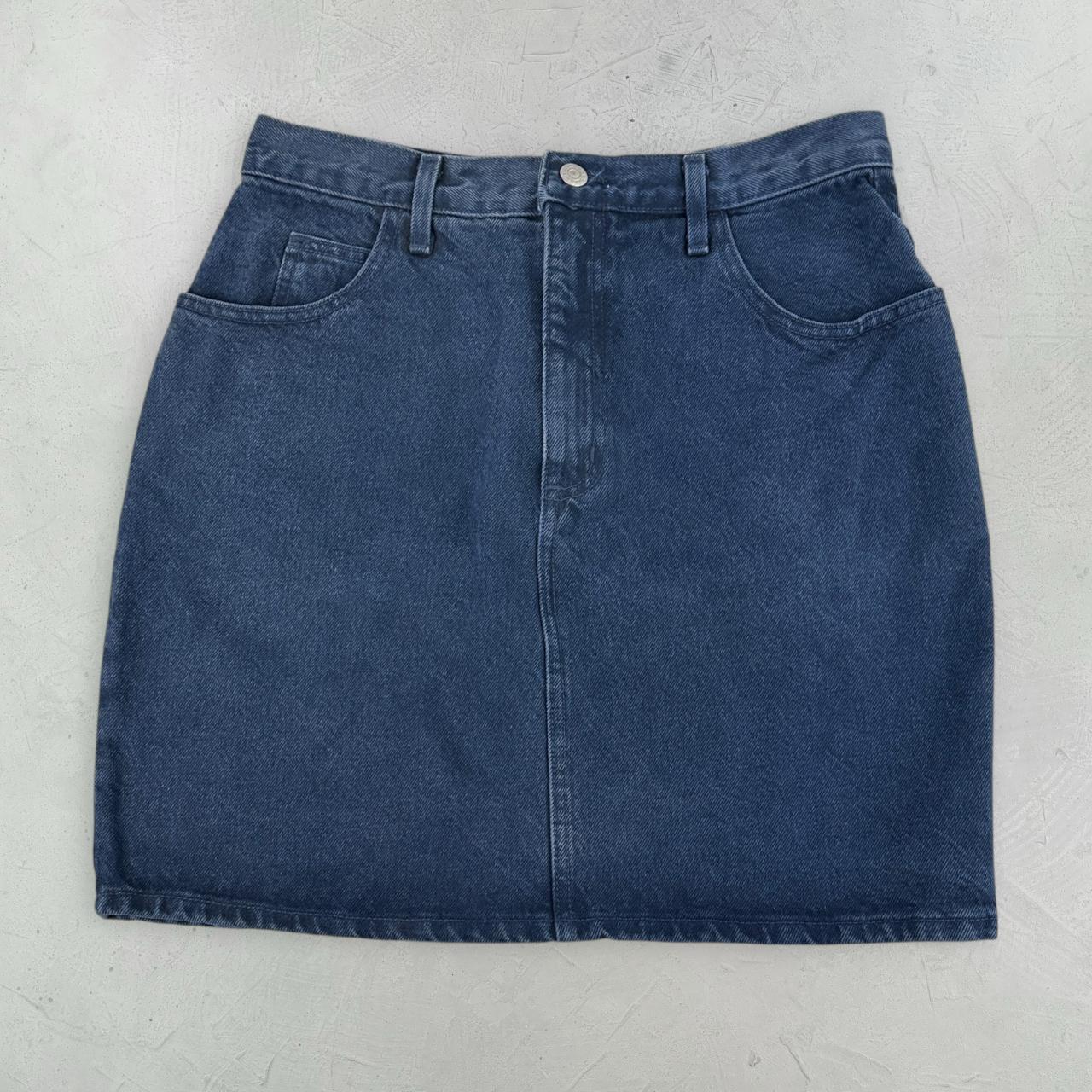 Guess Denim Over-dyed Vintage Skirt - W29 L18 Small