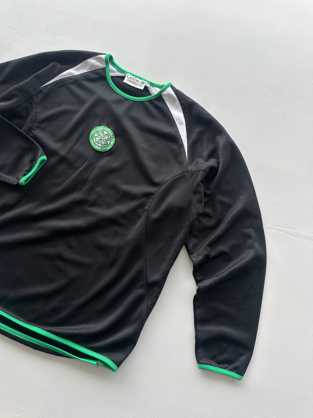 Celtic FC Official Merchandise Vintage Long Sleeve Football Shirt - XL