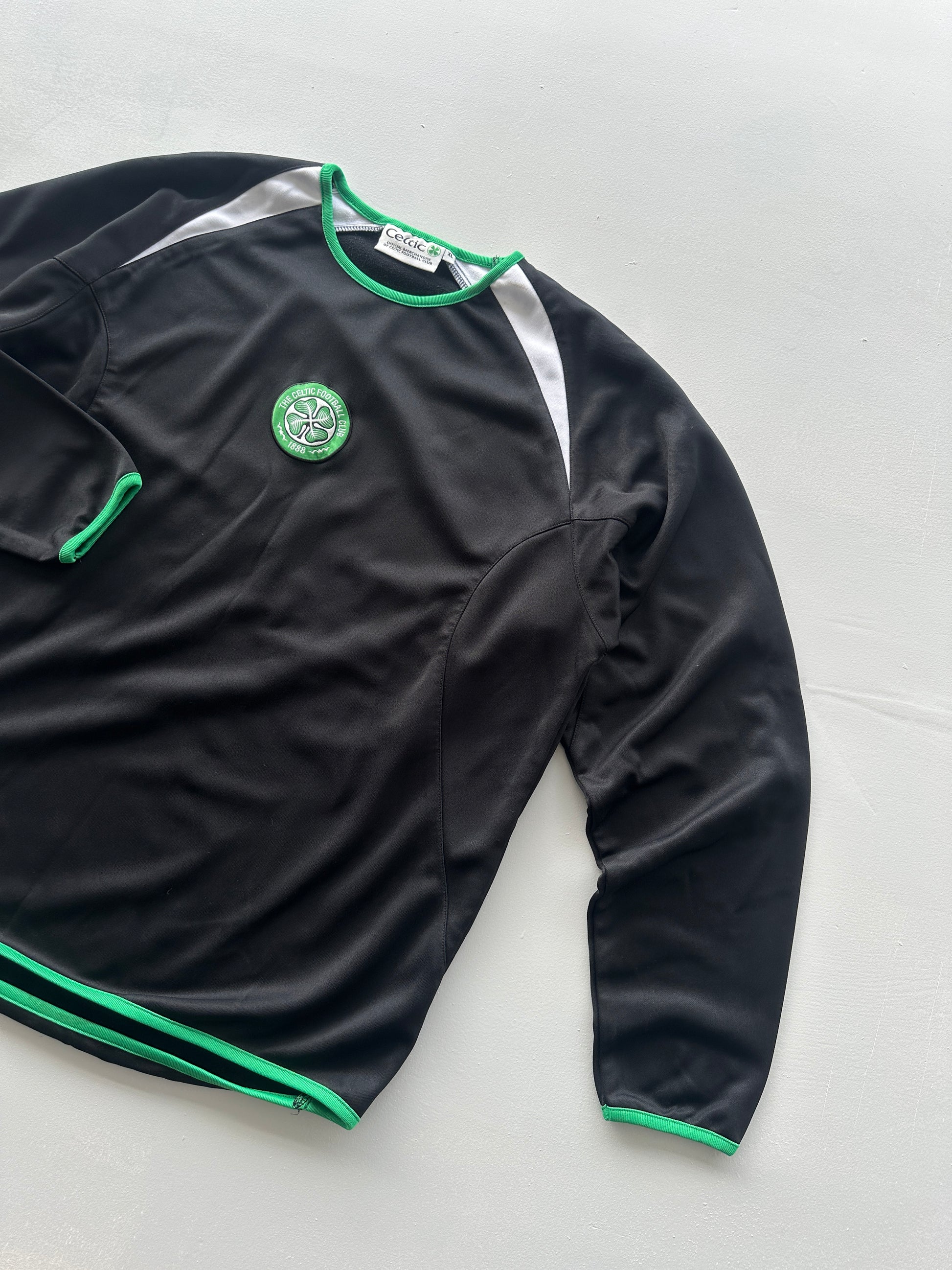 Celtic FC Official Merchandise Vintage Long Sleeve Football Shirt - XL
