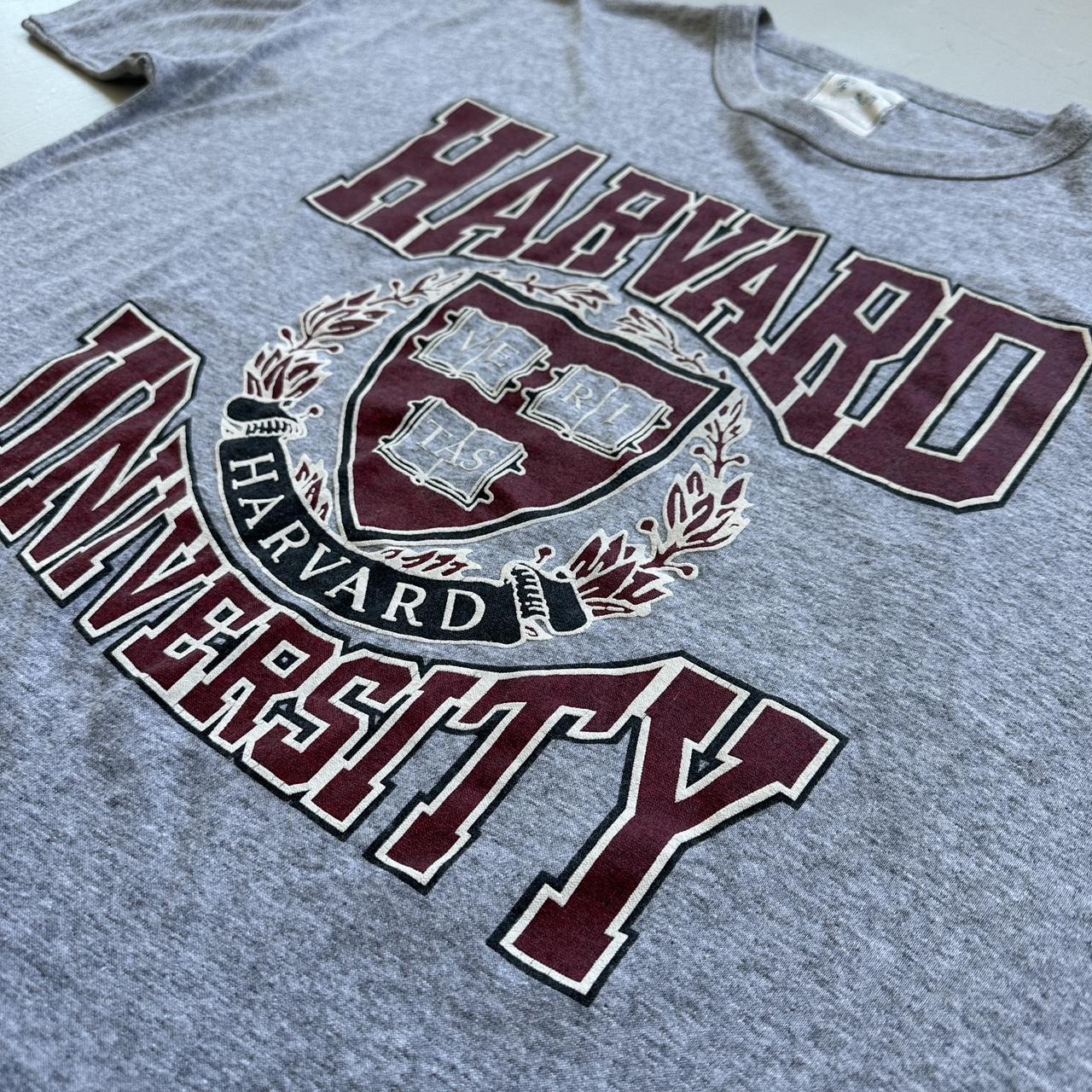 Harvard University Grey 90s Vintage T-shirt - 2XL