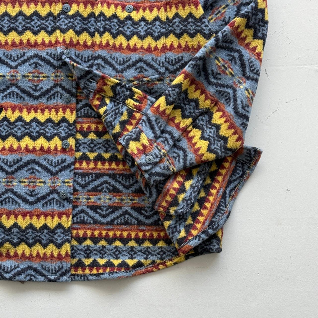 Geometric Pattern Mito 90’s Deadstock Over Shirt - XL