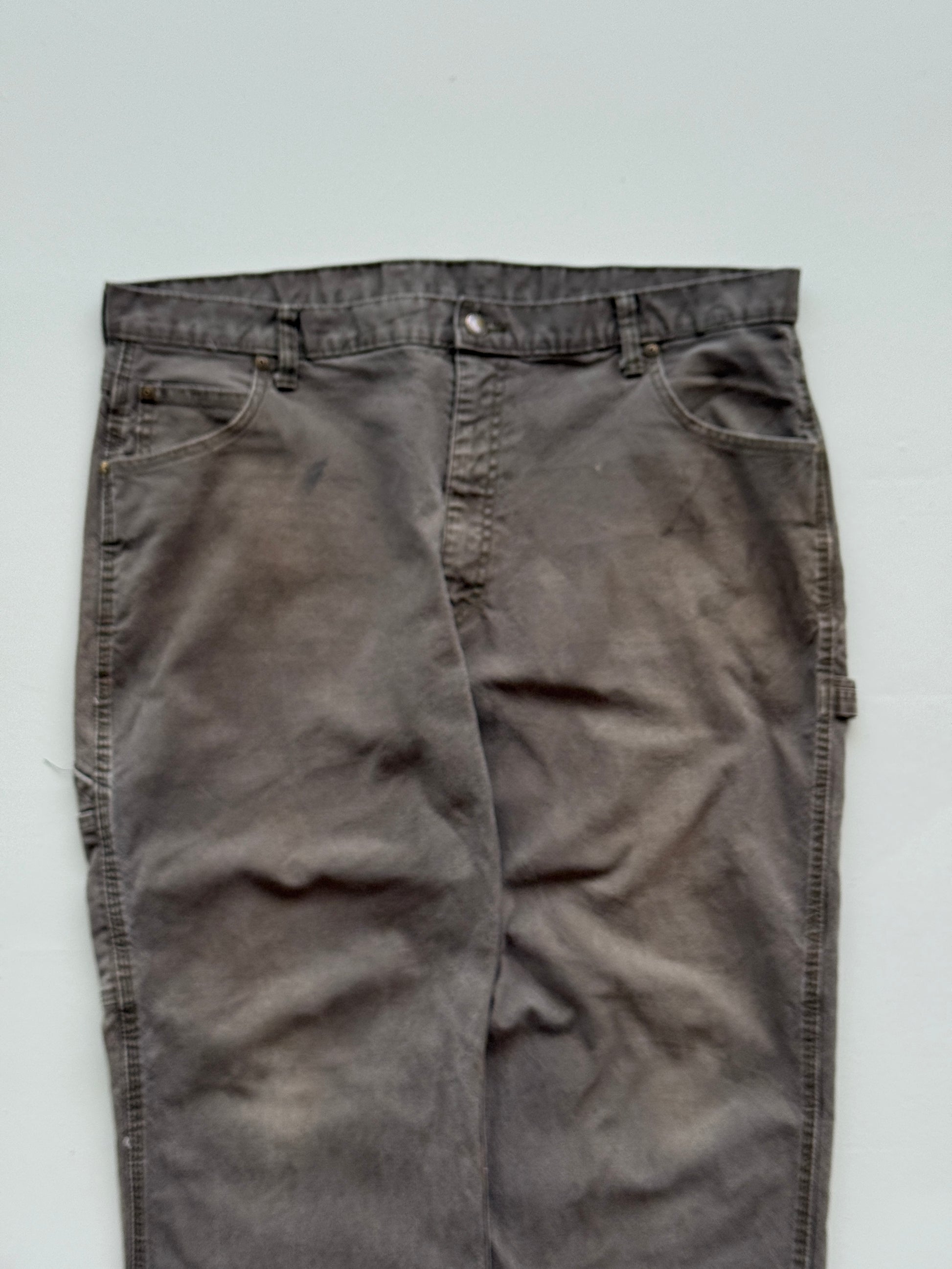 Brown Dickies 00's Vintage Carpenter Workwear Trousers - W38 x L29