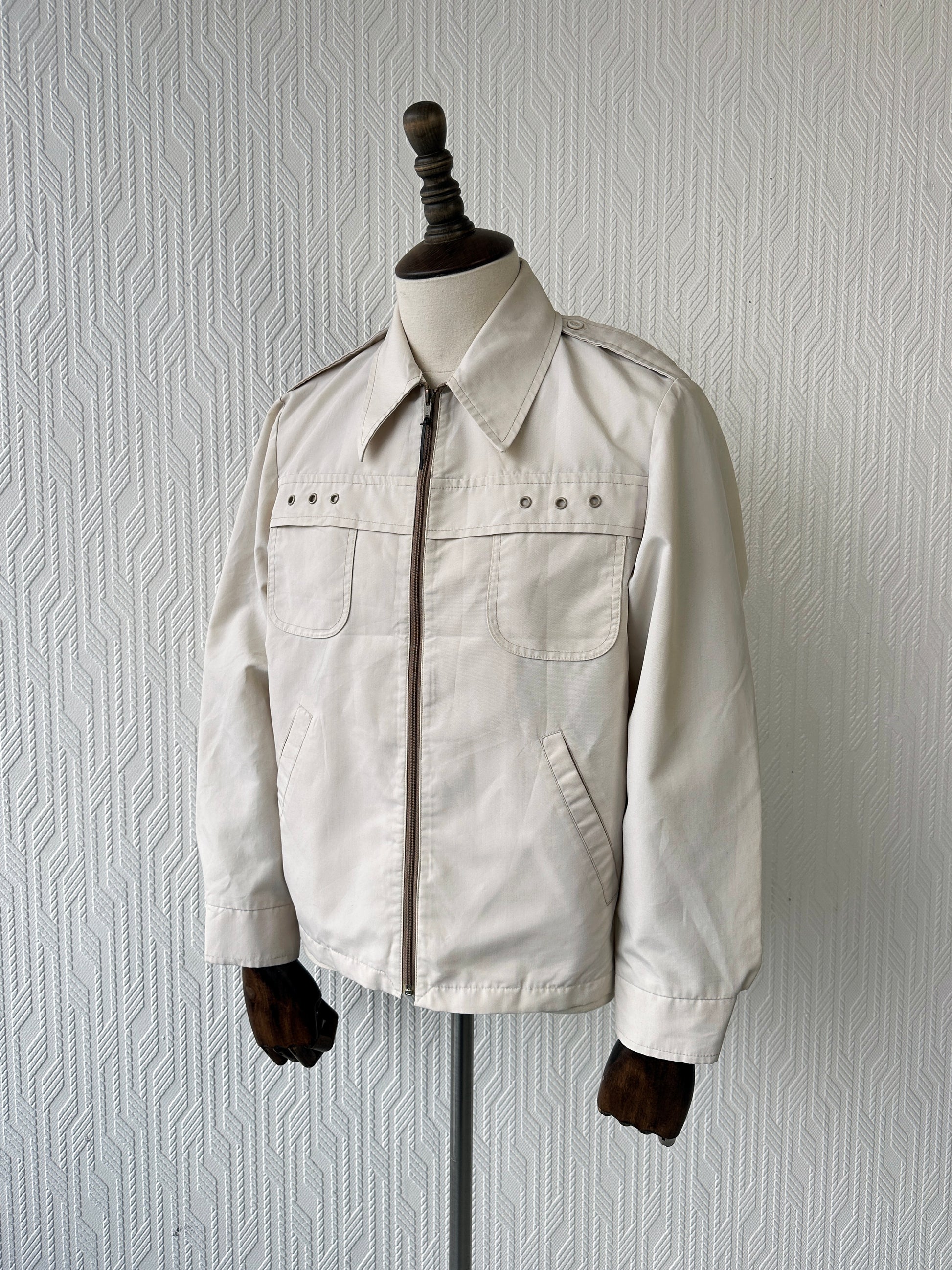 White London Fog 80s Vintage Harrington Jacket - Medium