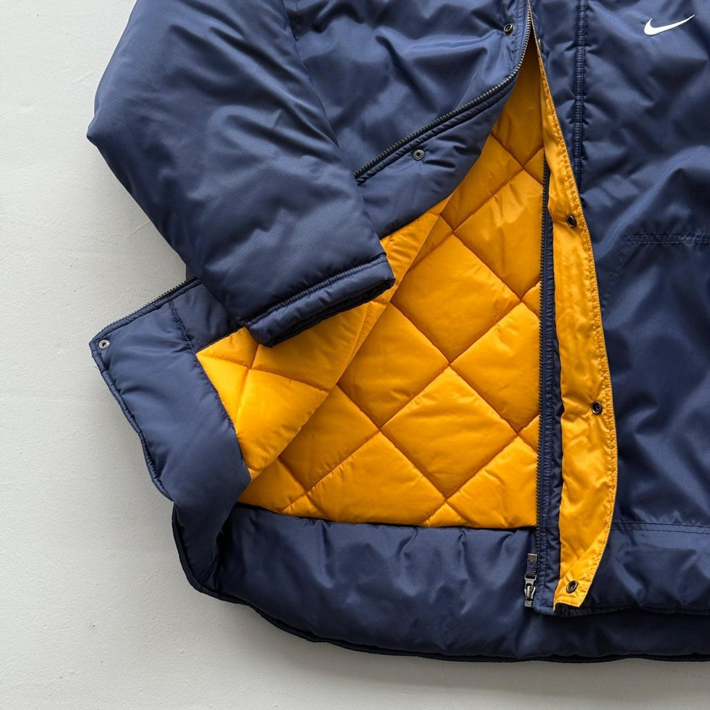Navy Nike 90's Heavy Duty Quilted Jacket - XL