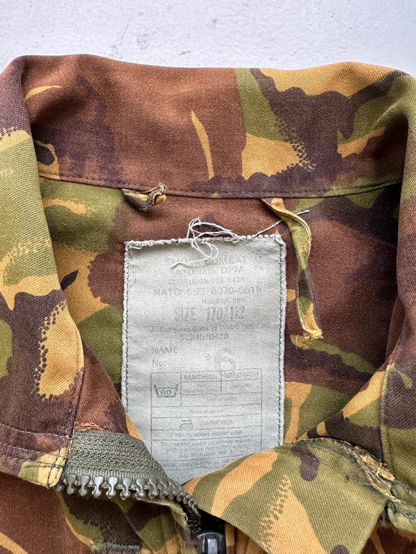 British Army Pattern Camouflaged Combat Field Jacket Smock - Large