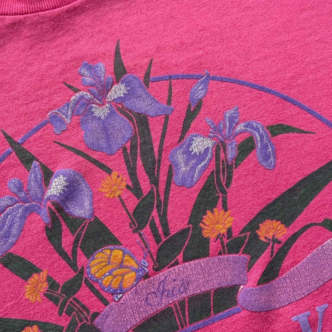 Pink Alaska Vintage Tourist 90s T-shirt - XL