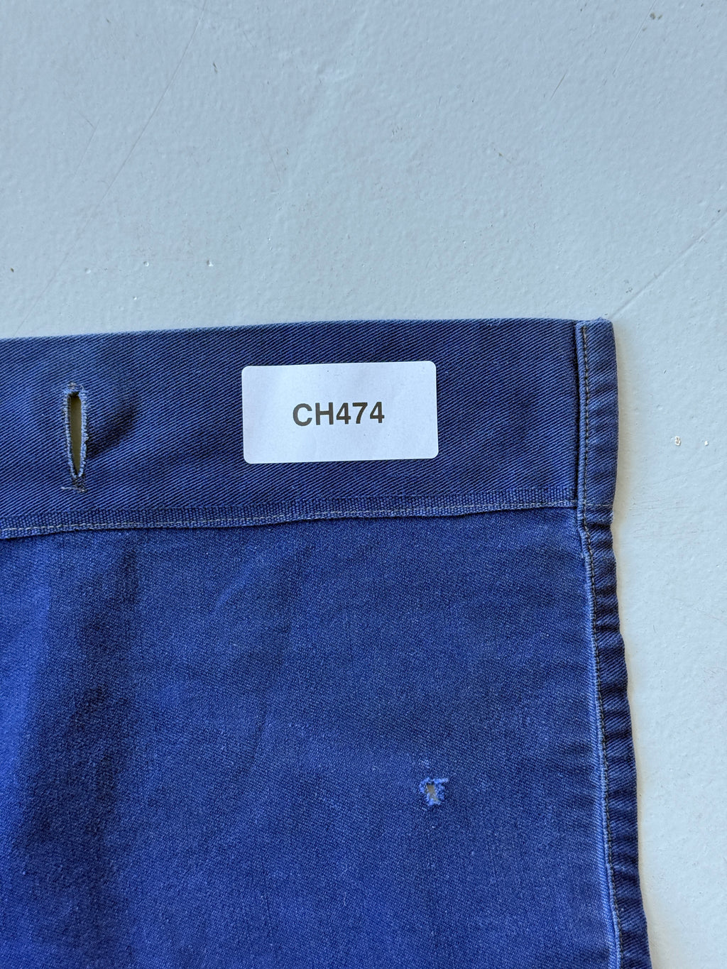 Faded Blue Friendship 1960s Vintage Workwear Chore Jacket CH474 - Medium Boxy
