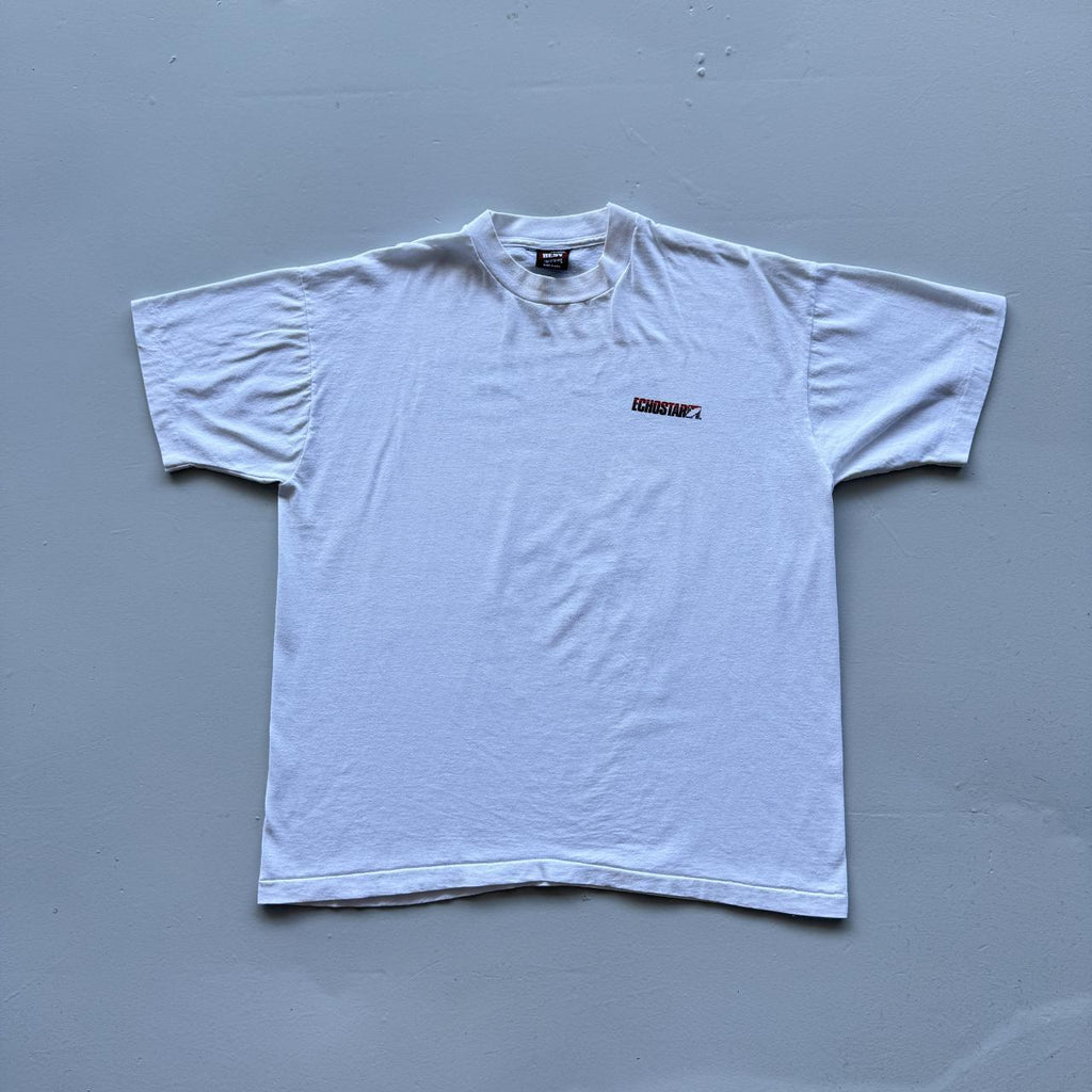 White Echo Star Vintage 90s T-shirt - Boxy XL
